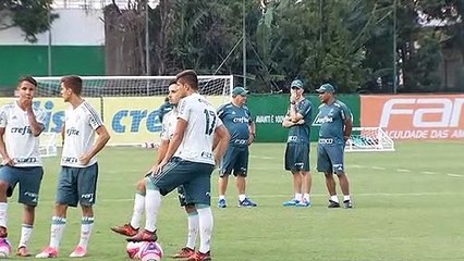 Imagens do treino do Palmeiras desta terça-feira