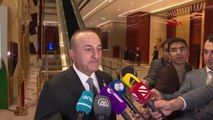 Bakan Çavuşoğlu Türkmenistan'da basın mensuplarının sorularını yanıtladı-1