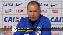 Mano Menezes comenta o empate do Corinthians contra o Botafogo