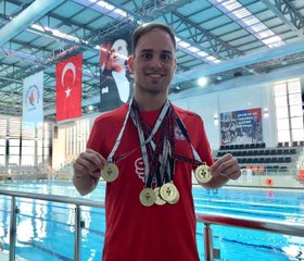 Engelleri yüzerek aştı, genç yaşında 120 madalya kazandı