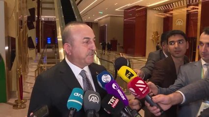 Çavuşoğlu, Türkiye-Azerbaycan-Türkmenistan Zirvesi sonrası televizyon kanallarının sorularını yanıtladı Açıklaması