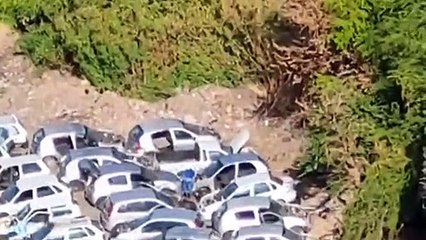 Carros do Governo do Ceará fora de uso são furtados no pátio da Expoece