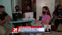 Pagkuha ng 'vaccination certificate,' pahirap sa ilan dahil kailangan pang personal na kunin sa City Hall | 24 Oras