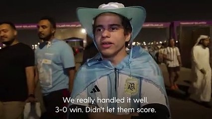 Fans react as Argentina beat Croatia to clinch place in World Cup final