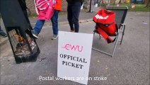 Royal Mail workers CWU strike Kettering