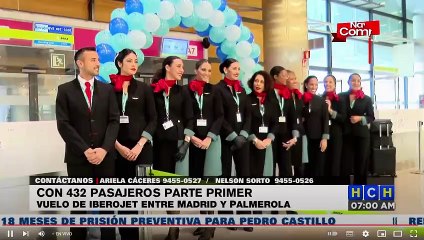 ¡Positivo! Con 432 pasajeros, parte primer vuelo entre Madrid y Palmerola