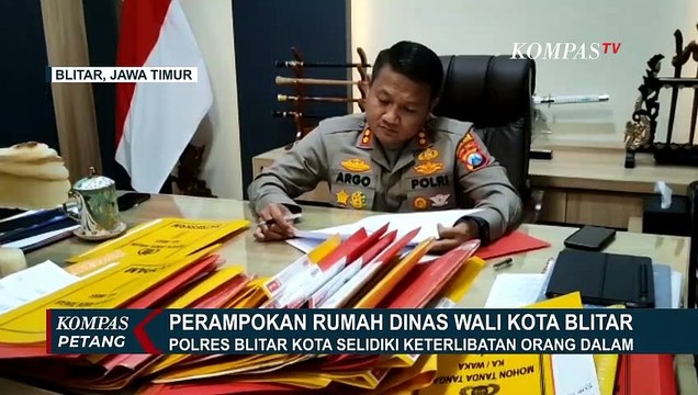 Polisi Menduga Orang Dalam Terlibat dalam Kasus Perampokan Rumah Dinas Wali Kota Blitar!