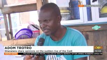 Adom Trotro: Ghanaians share opinions on the sudden rise of the cedi (14-12-22)