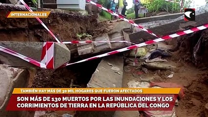 Son más de 130 muertos por las inundaciones y los corrimientos de tierra en la República del Congo