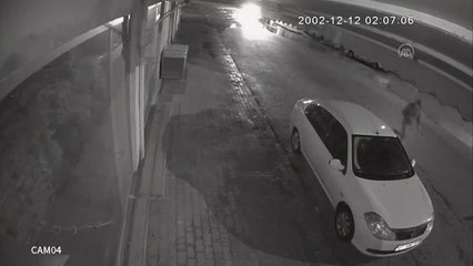 Kumluca'daki sel felaketi güvenlik kameralarına yansıdı (5)