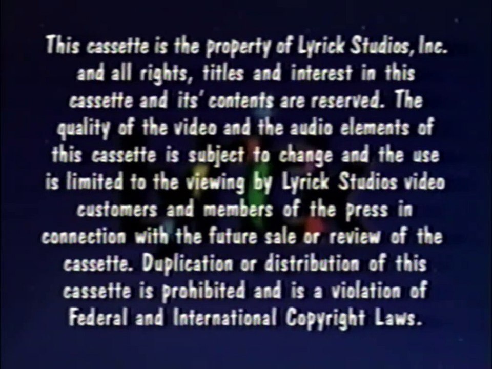 Opening/Closing to VeggieTales: Madame Blueberry 1999 Screener VHS (NOT MINE)