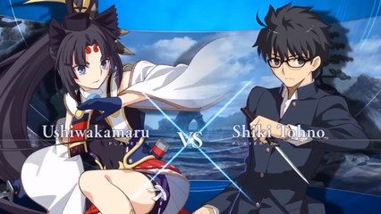 Melty Blood: Type Lumina - Tráiler Jugabilidad de Combate "Ushiwakamaru VS Shiki Tohno"