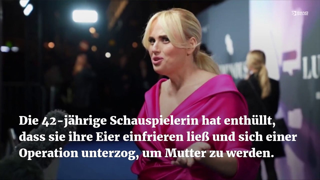 Rebel Wilson: Baby-Wunsch stellte ihr ganzes Leben auf den Kopf