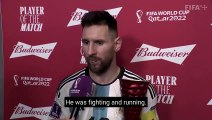 Lionel Messi - Budweiser Player of the Match | Argentina vs. Croatia