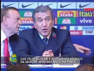 Felipão é o novo técnico da Seleção Brasileira