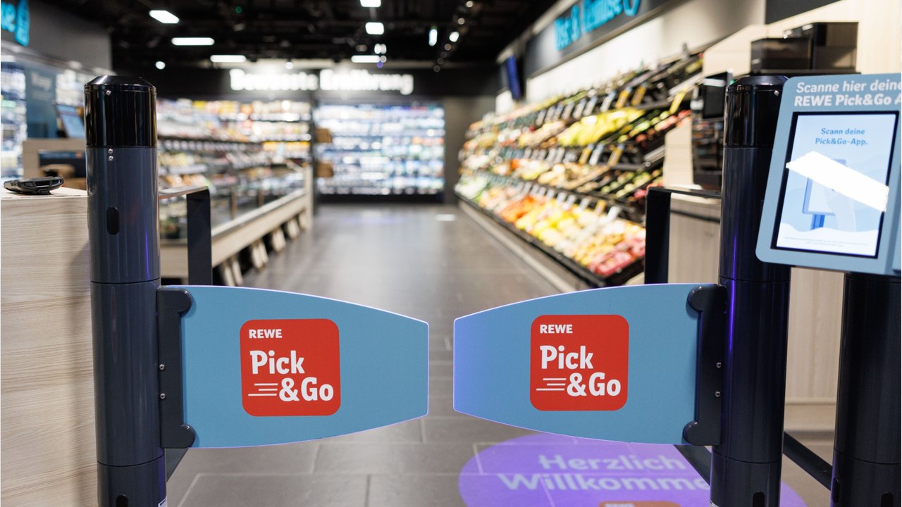 Rewe eröffnet Supermarkt ohne Kassen in München
