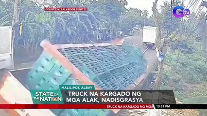 Truck na kargado ng mga alak, nadisgrasya | SONA