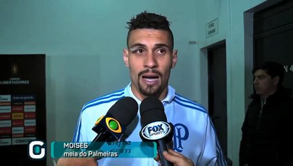 Jogadores do Palmeiras falam sobre a vitória diante do Colo Colo