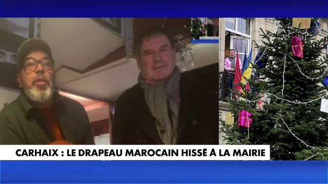 Carhaix : le drapeau marocain hissé à la mairie