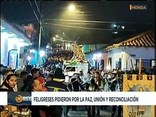 Habitantes de Mucuruba en Mérida realizan encendido de 10 mil velas por el Día de la Inmaculada