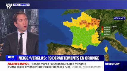 19 départements du Nord de la France restent en vigilance orange neige-verglas