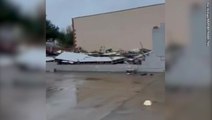 Tornado leaves behind path of destruction in Texas