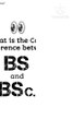 What is the difference between BS and BSc.?|BS Vs BSc in India|Bachelor of Science| #shorts