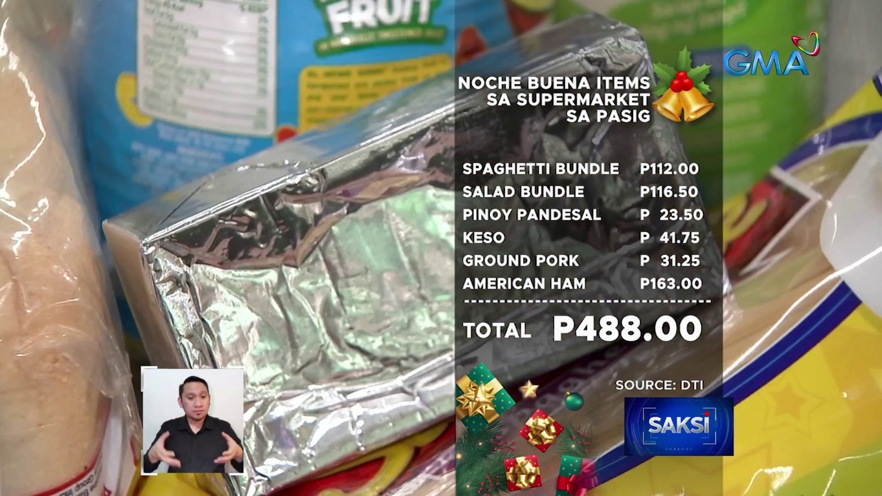 Labor group: Hindi kasya ang P500 na panghanda sa Noche Buena sa kabila ng mungkahi ng DTI | Saksi