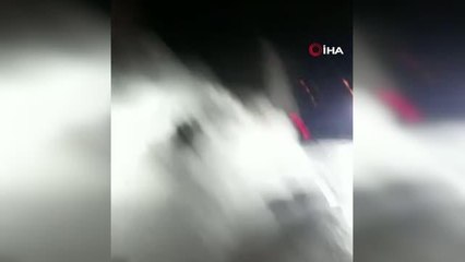 Tırla çarpışan otomobil yandı: 1 ölü