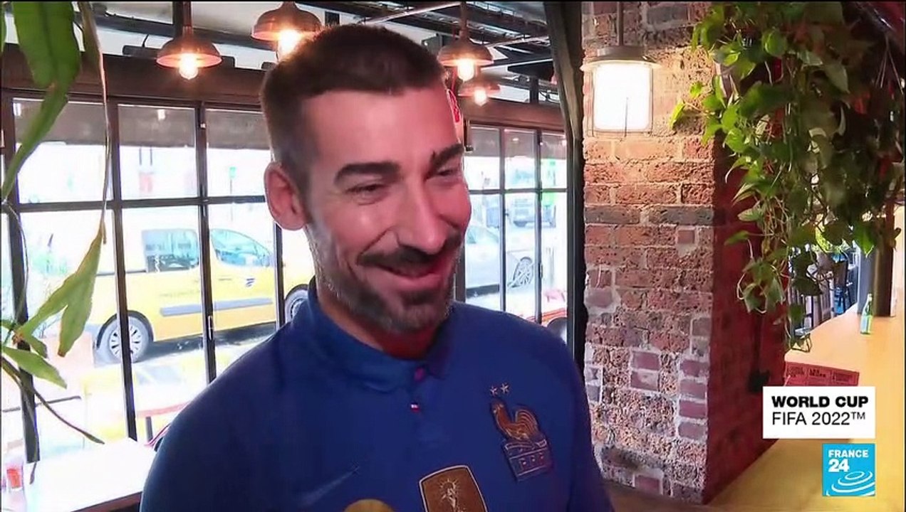 France full of French and Moroccan fans, Moroccan flags and football shirts everywhere in Africa