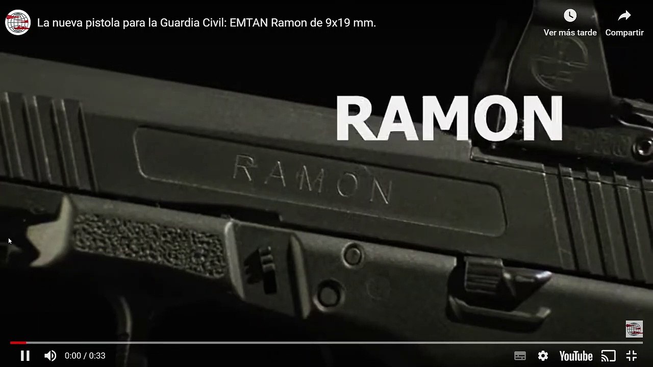 La nueva pistola para la Guardia Civil: EMTAN Ramon - Vídeo Dailymotion