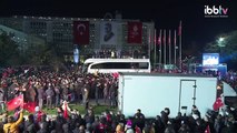 Ekrem İmamoğlu Saraçhane'de resti çekti. Her şey çok güzel olacak!