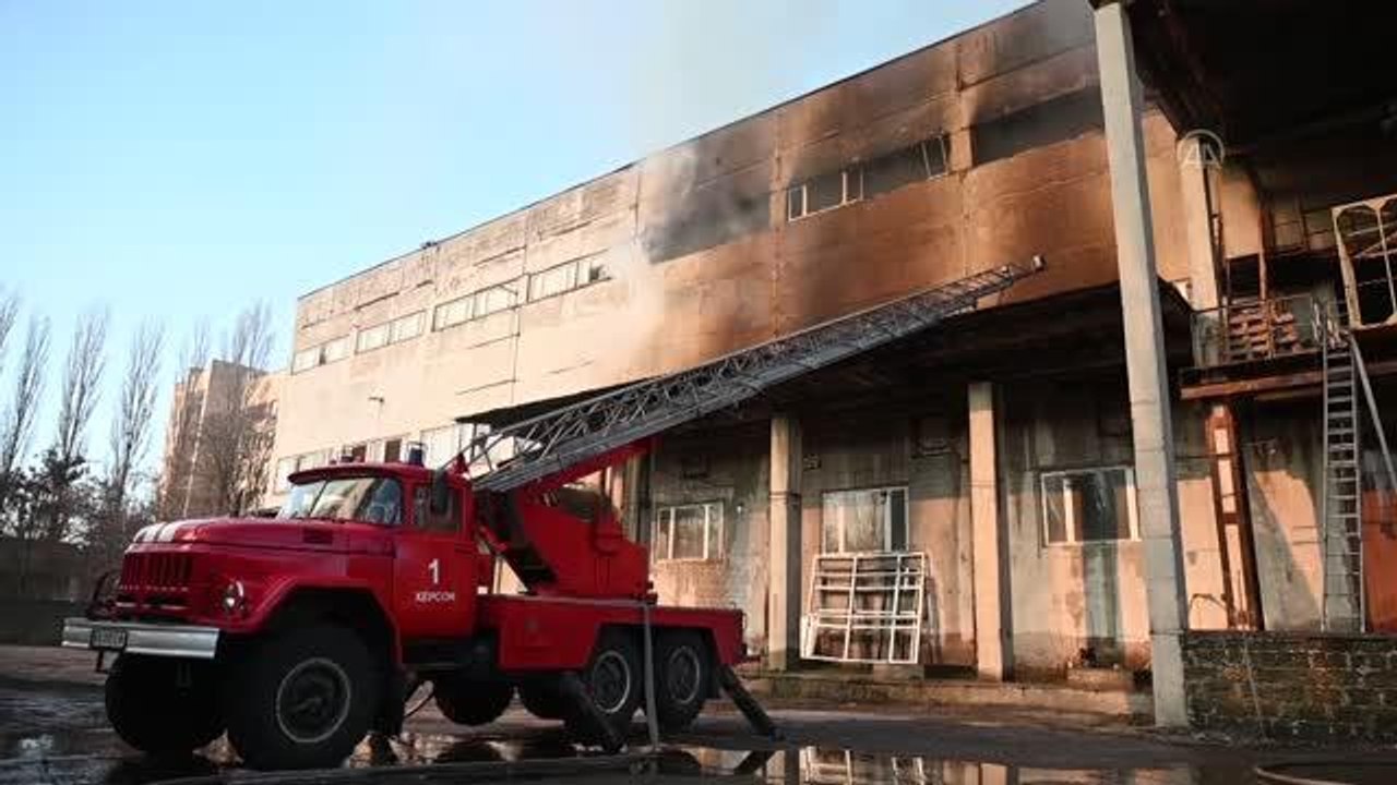 Herson bölgesi, son 24 saatte Rus güçleri tarafından 42 defa vuruldu