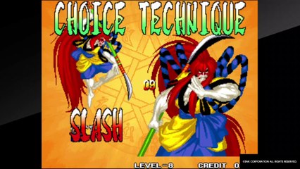 Samurai Shodown IV - Arcade Mode - Kyoshiro (Slash) - Hardest