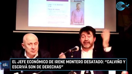 El jefe económico de Irene Montero desatado: "Calviño y Escrivá son de derechas"