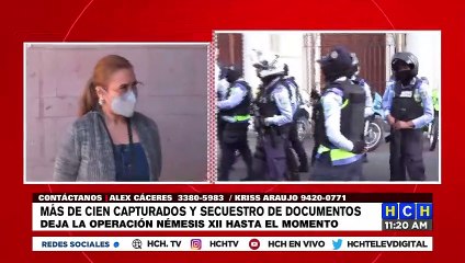 Más de 100 capturas registra a esta hora la "Operación Némesis" en Honduras
