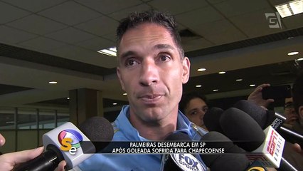 Palmeiras desembarca e Prass lamenta goleada