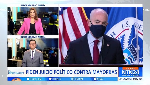 Legisladores republicanos piden juicio político contra el secretario de Seguridad de Estados Unidos