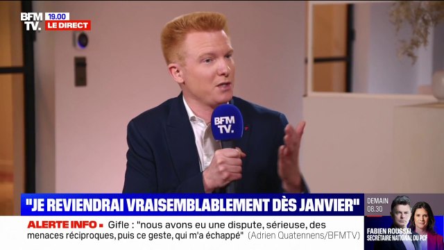 Adrien Quatennens à propos de la plainte de Gérald Darmanin: Je m'étonne que le ministre de l'Intérieur n'ait pas mieux à faire que porter plainte contre moi