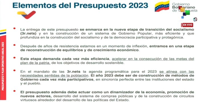 Vicepresidenta de Venezuela aboga por la democracia participativa