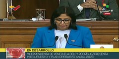 Vicepresidenta Ejecutiva de Venezuela aborda la Ley de Armonización Tributaria