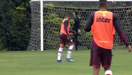 Imagens do treino do São Paulo desta segunda-feira
