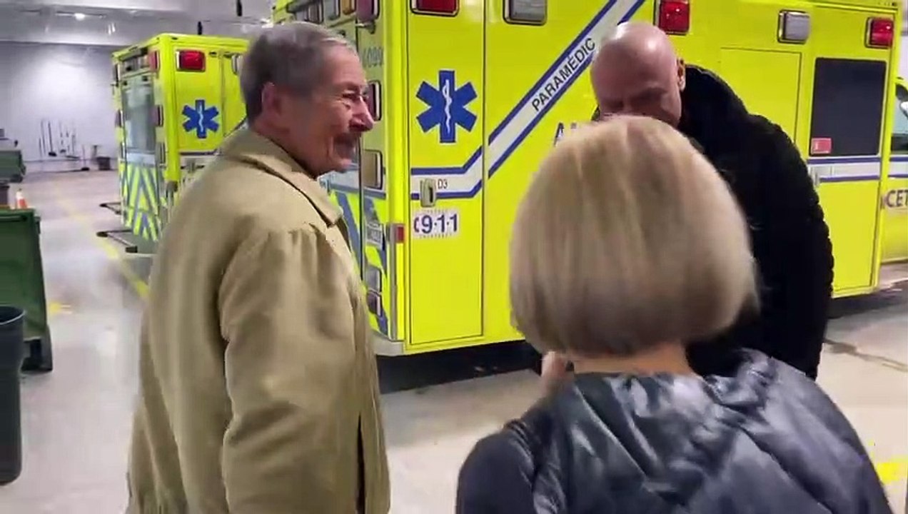 Frank Morgan rencontre ses sauveurs