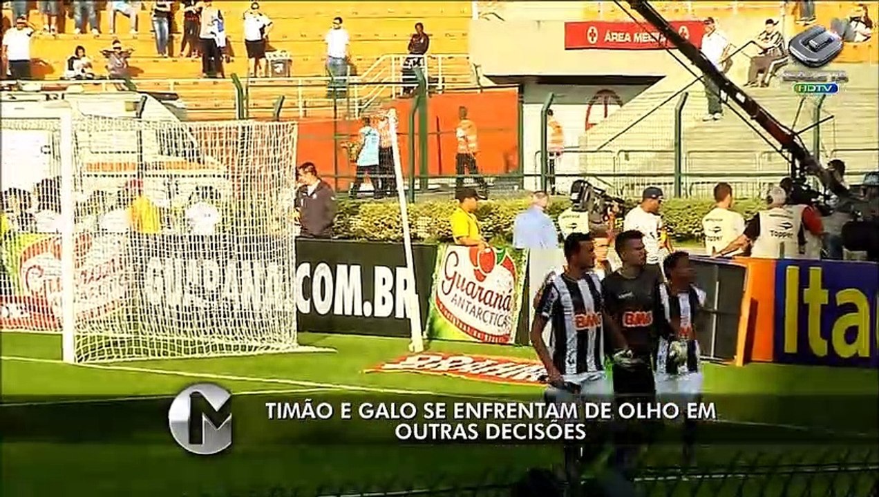 Confira os bastidores da partida entre Corinthians e Atlético-MG