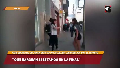 “Que bardean si estamos en la final”