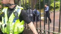 Nach Gewalt gegen Demonstrant: Chinesische Diplomaten verlassen England