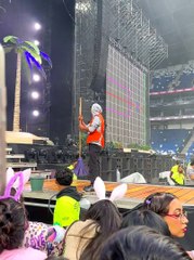 Cleaner Impresses Crowd with Backflip