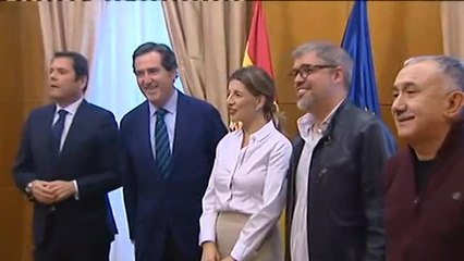 Yolanda Díaz descarta que lo aprobado en la Ley de Empleo sea la razón del enfado de la CEOE