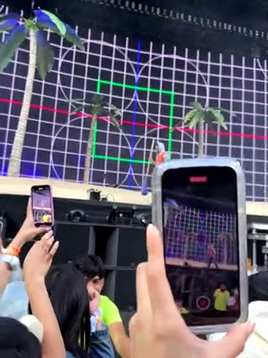 Cleaner Impresses Crowd with Backflip