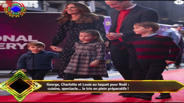 George, Charlotte et Louis au taquet pour Noël : cuisine, spectacle... le trio en plein préparatifs